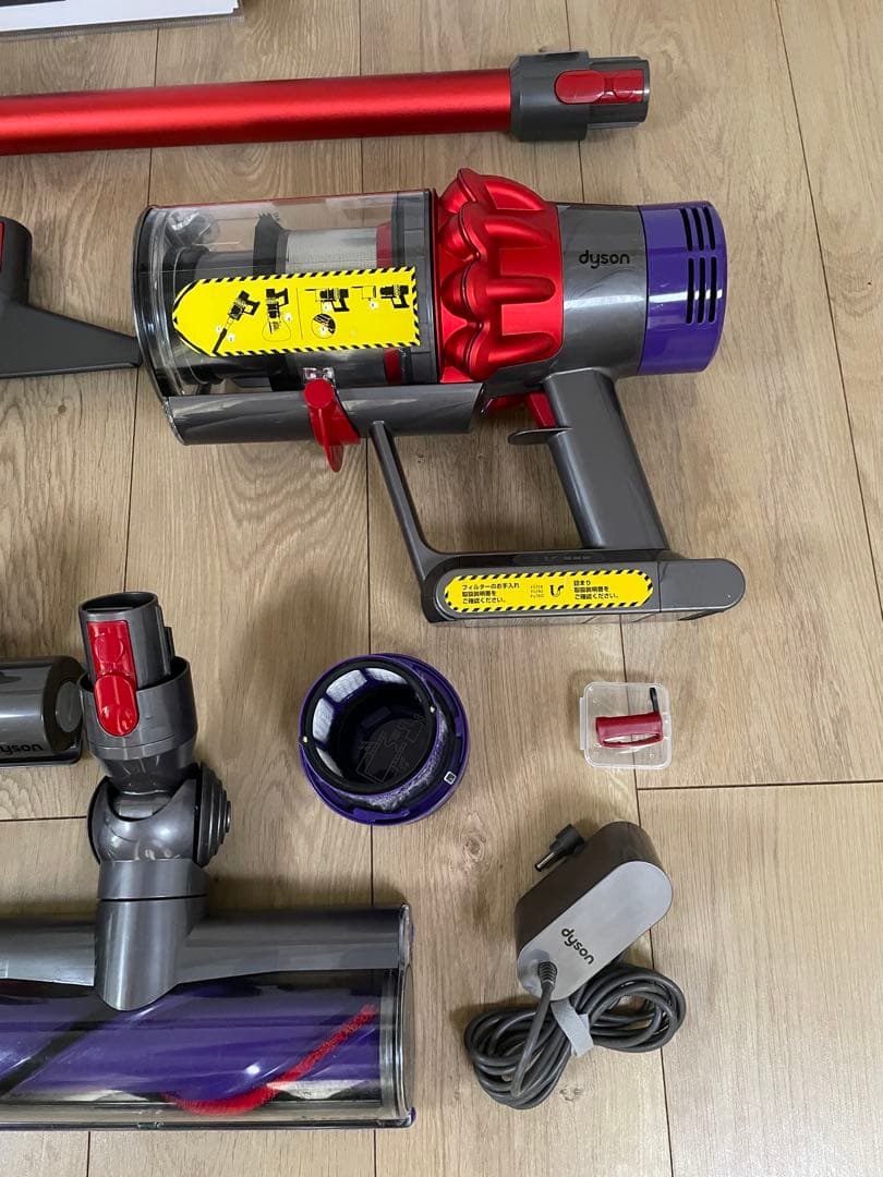 ダイソン (F)V10SV12 新品パイプ付 ２ヘッドから選択　交換フィルター付
