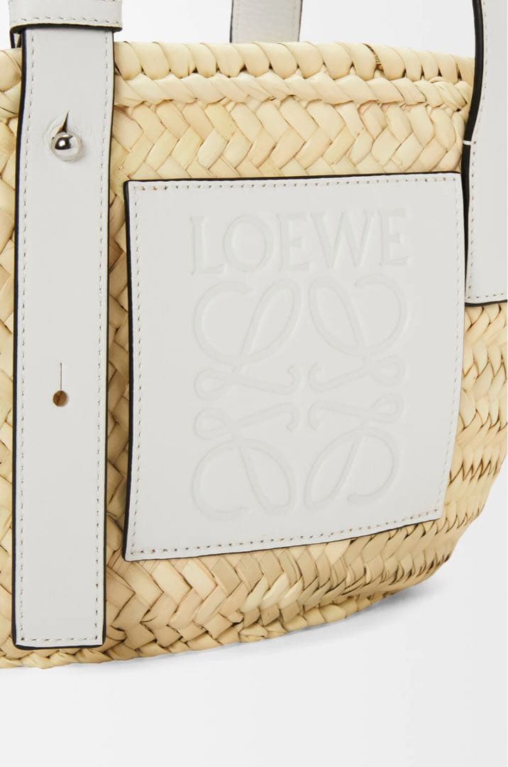 LOEWE ロエベ　バスケットバッグ　スモール　ホワイト