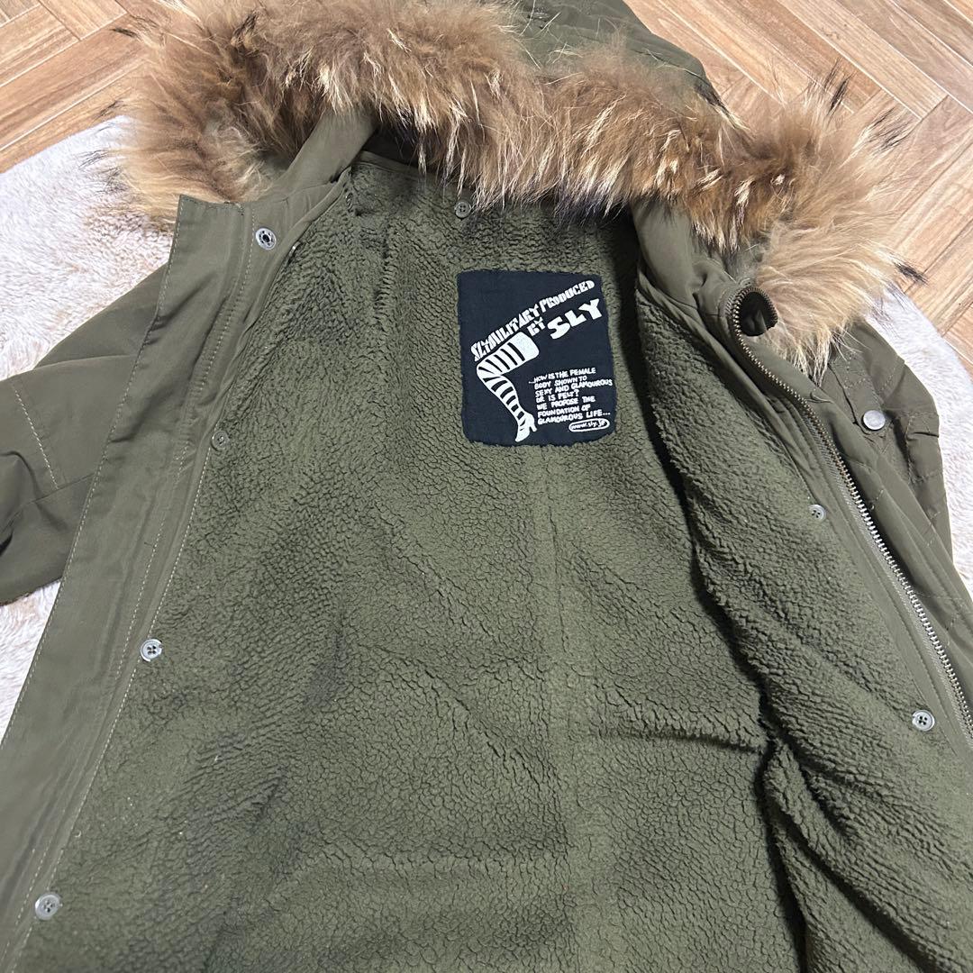 SLY スライ y2k グランジ　モッズコート　平成　00s N3B ロング