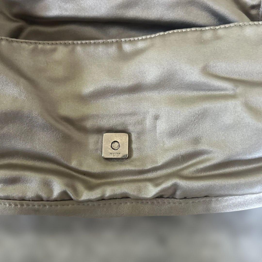 FENDI マンマバケット シルクサテン　ラインストーン