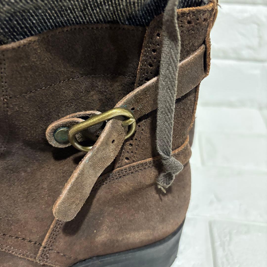 アルフレッドバニスター レースレイヤードワークブーツ 40 y2k スウェード