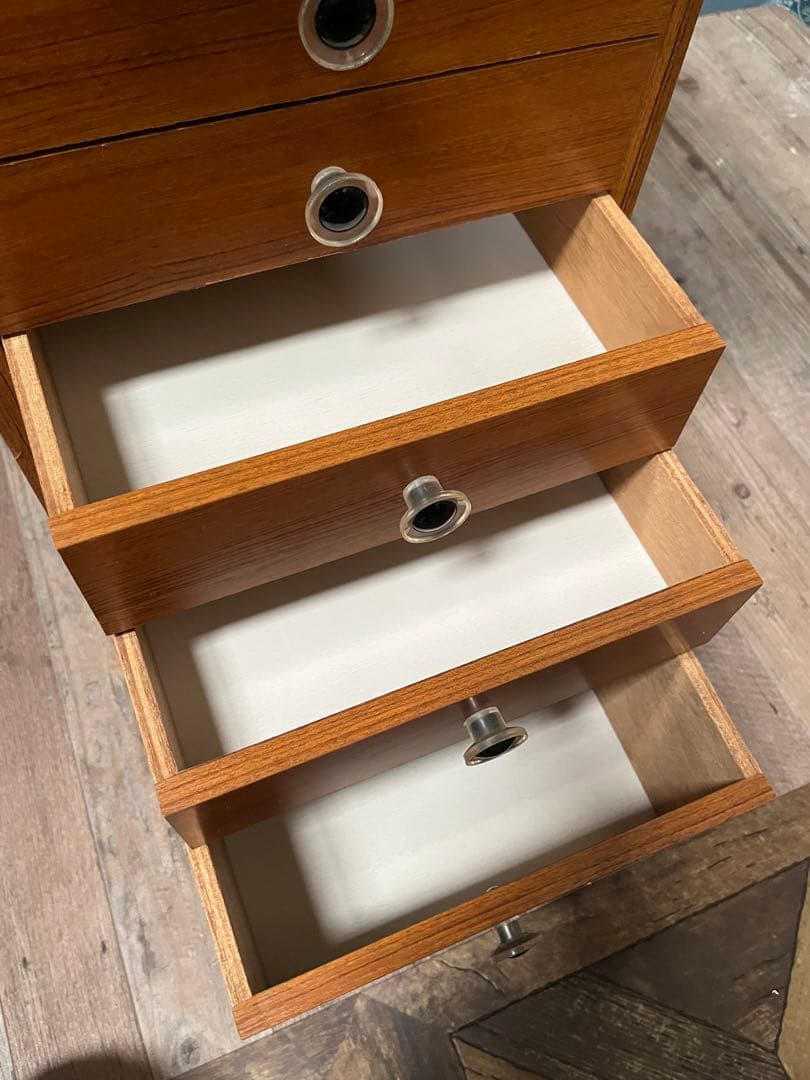 ミニチェスト 多収納 インテリア 当時物 引き出 昭和レトロ