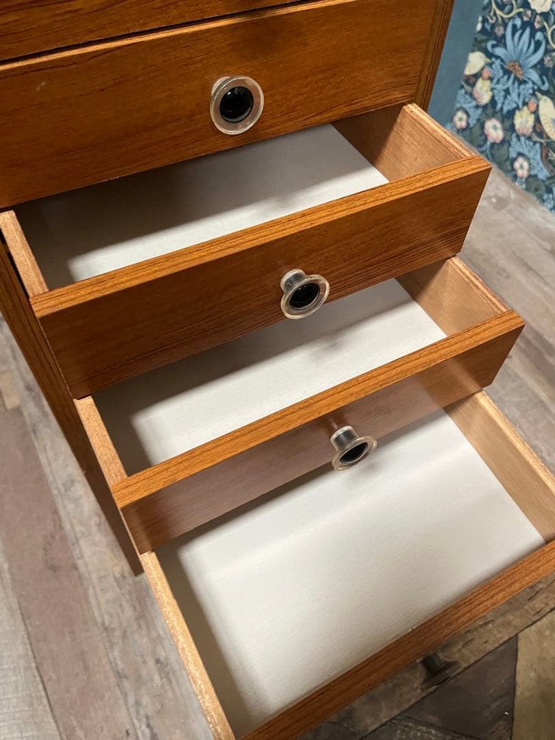 ミニチェスト 多収納 インテリア 当時物 引き出 昭和レトロ