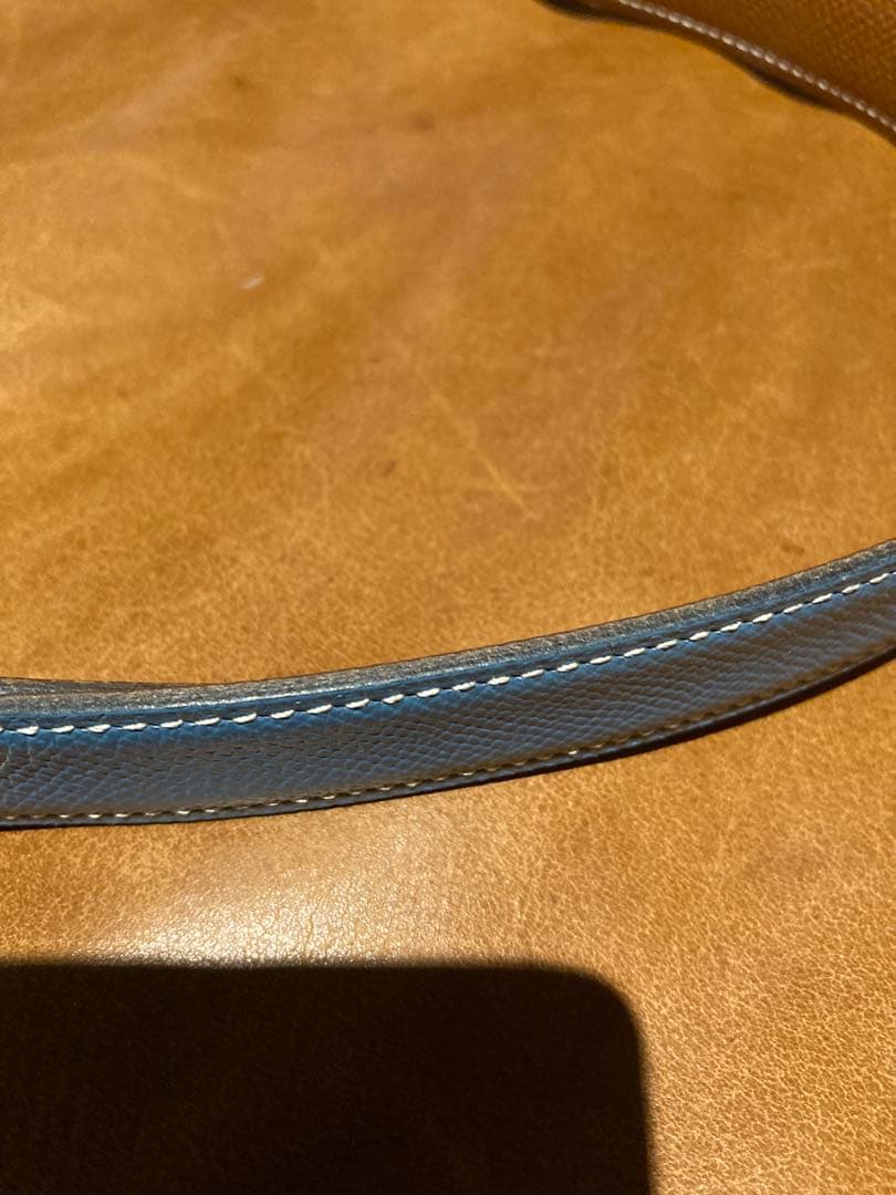 ほぼ新品　エルメス　ベルト　レディース　ブルー　ヴィンテージ　箱付き　付属品