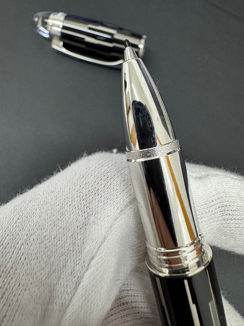 【美品】モンブラン ファインライナー ブラックミステリー　ネーム入り本体のみ