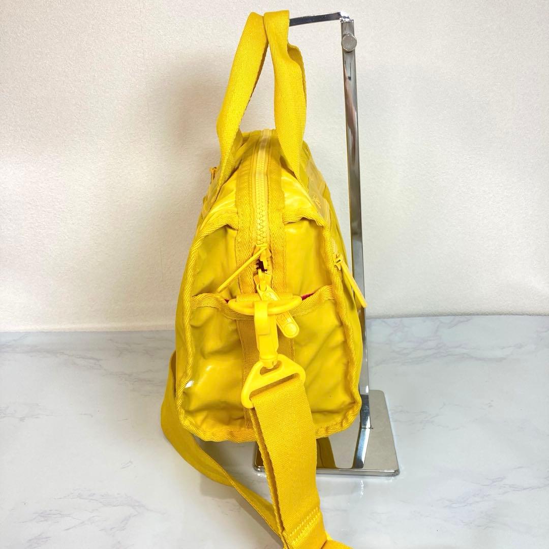 レスポートサック　ひとりっぷ　バイクボストン　ショルダーバッグ　イエロー
