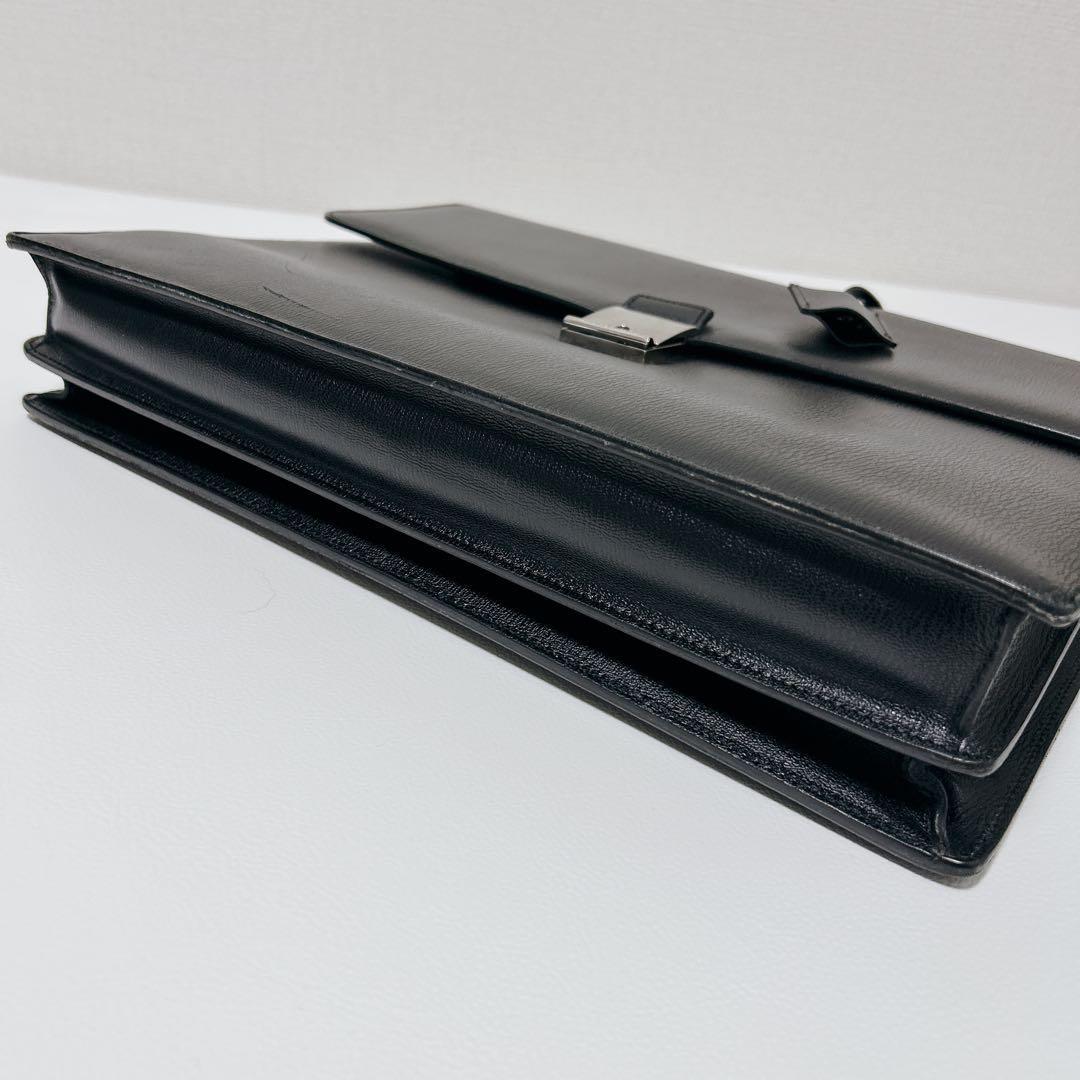 【美品】Ermenegildo Zegna レザー　ブリーフケース　ダレスバッグ