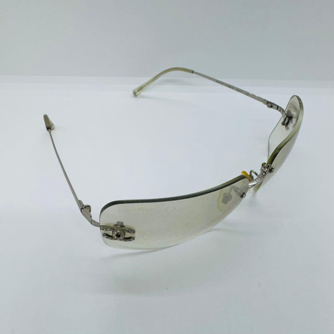 ✨CHANEL✨シャネル✨ココマーク✨ストーン✨リムレス✨ケースなし✨サングラス