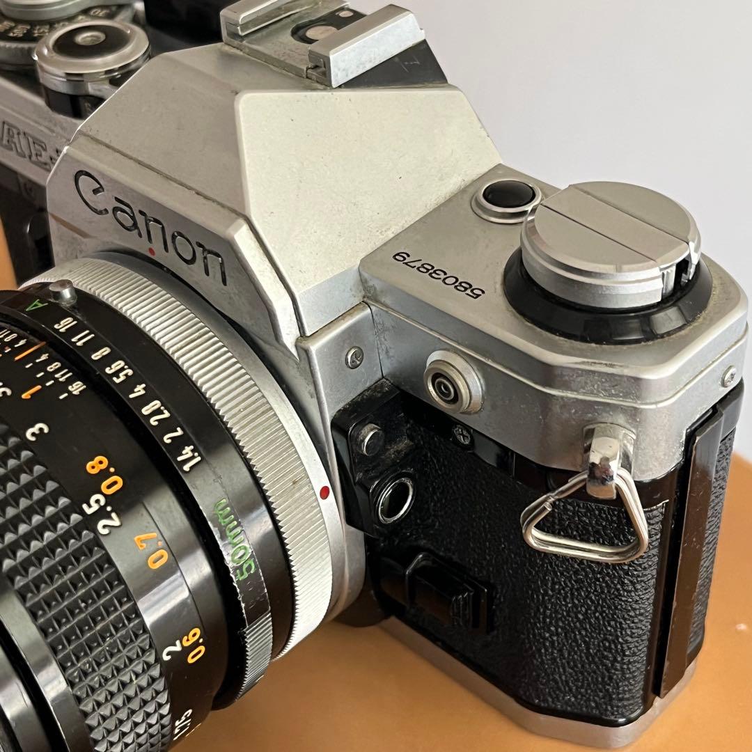 最終お値下げ　canon AEー１　動作確認済　f1.4 レンズ付フィルムカメラ