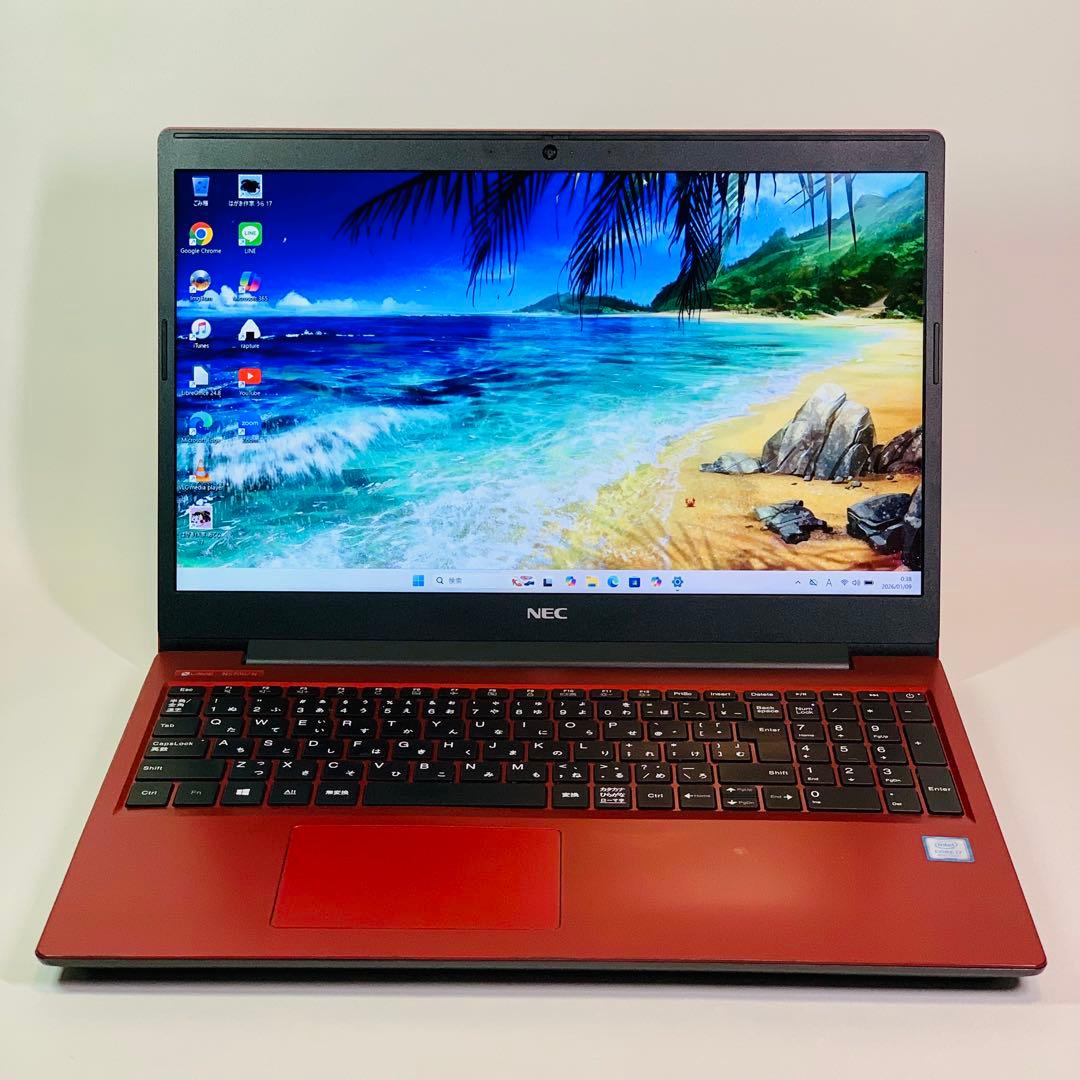 Core i7✨8世代✨SSD512GB✨NEC✨オフィス✨薄型✨ノートパソコン