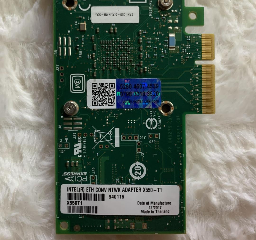 Intel X550-T1 10GbE ネットワーク カード - 高速。