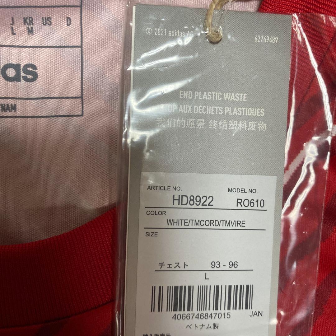 adidas 日本代表 レッド トレーニングウェア Lサイズ