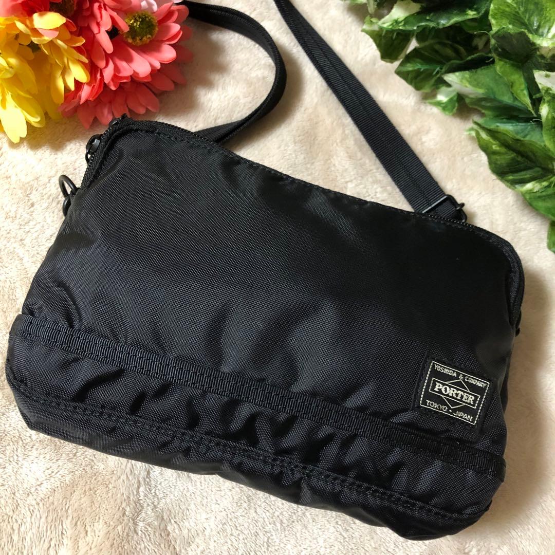 ★mos3★未使用に近い　極美品　ポーター　フラッシュ　ショルダー