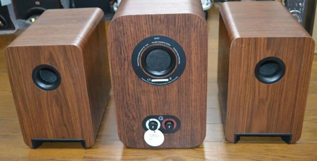 Q Acoustics 2020iペア＋センターSP3030iウッド調3台セット