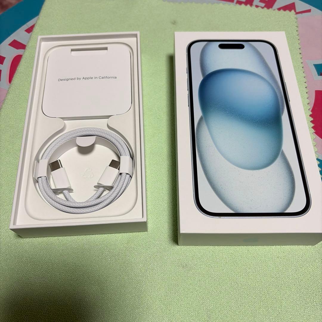 [美品] iPhone15 128g ブルー