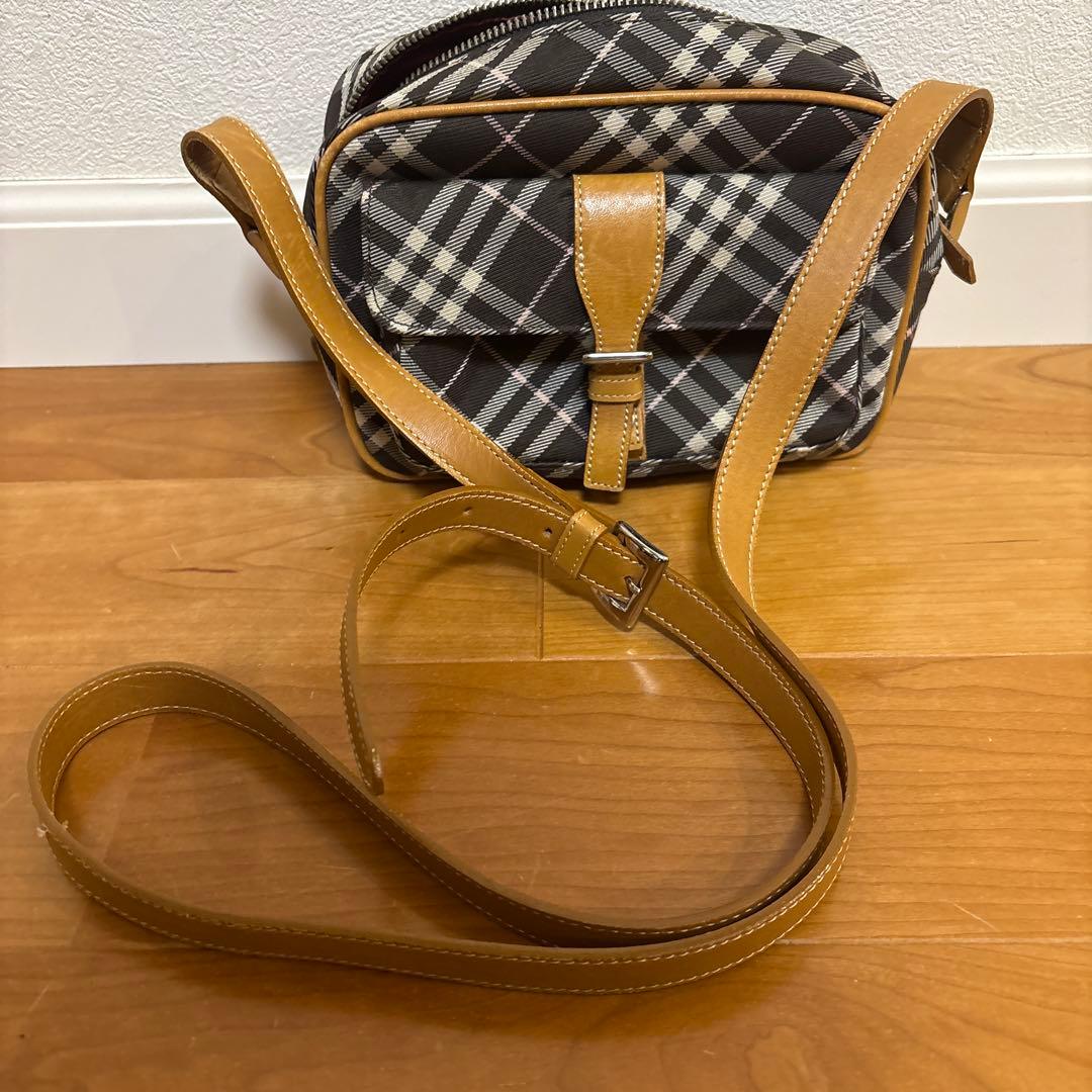 BURBERRY BLUE LABEL チェック柄ショルダーバッグ