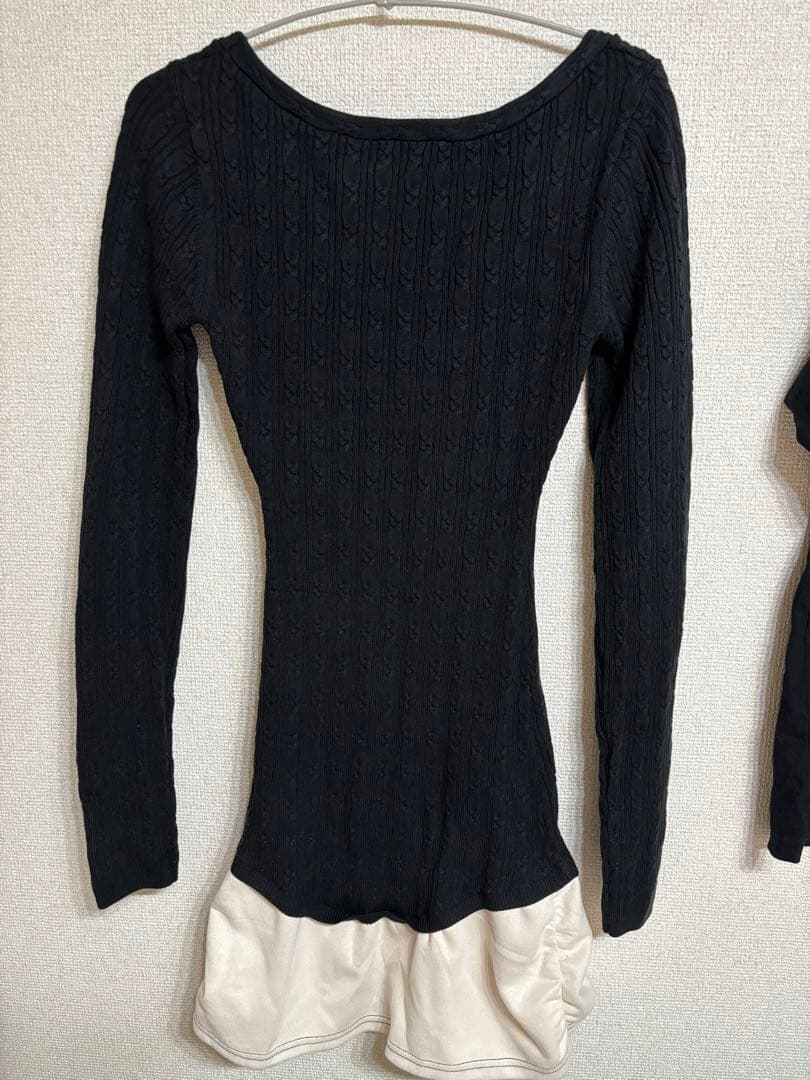 【最終値下げ】andmary Regina cable mini dress