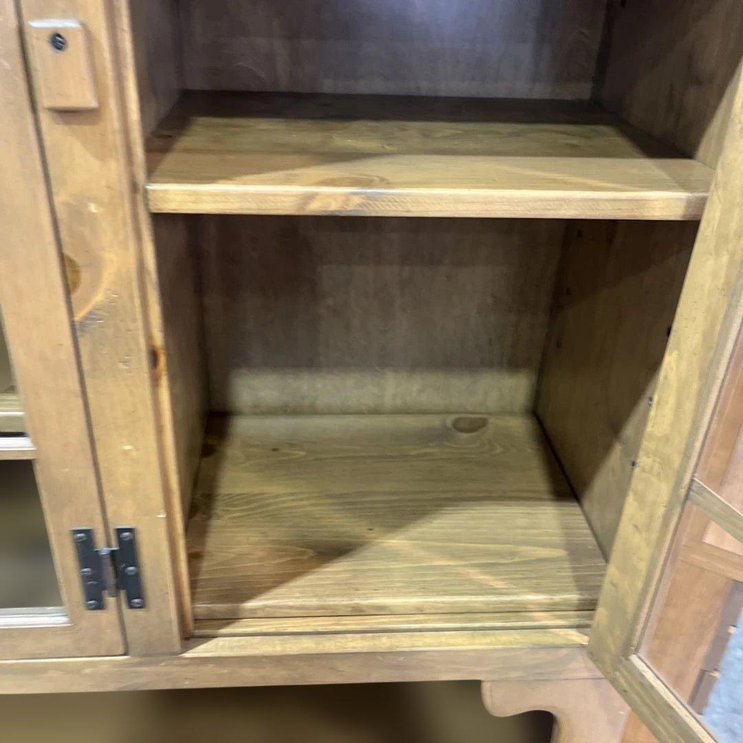 【アンファン】カントリー調カップボード◇訳あり◆