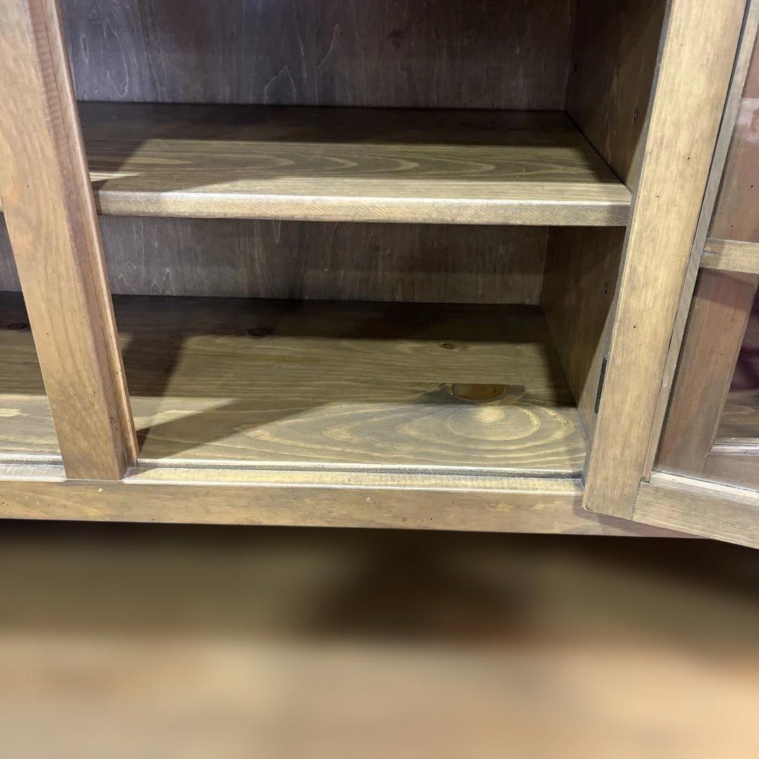 【アンファン】カントリー調カップボード◇訳あり◆