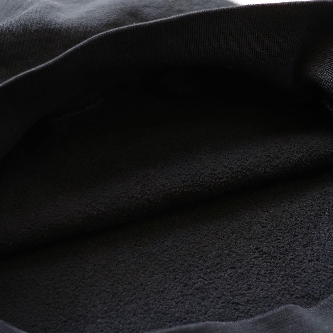 USA製 ブラック 90s Russell ラッセル スウェット 無地黒 XL