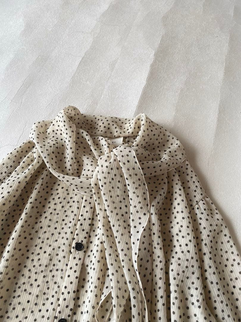 ユナイテッドアローズ AEWEN MATOPH 2wayボウタイシフォンブラウス