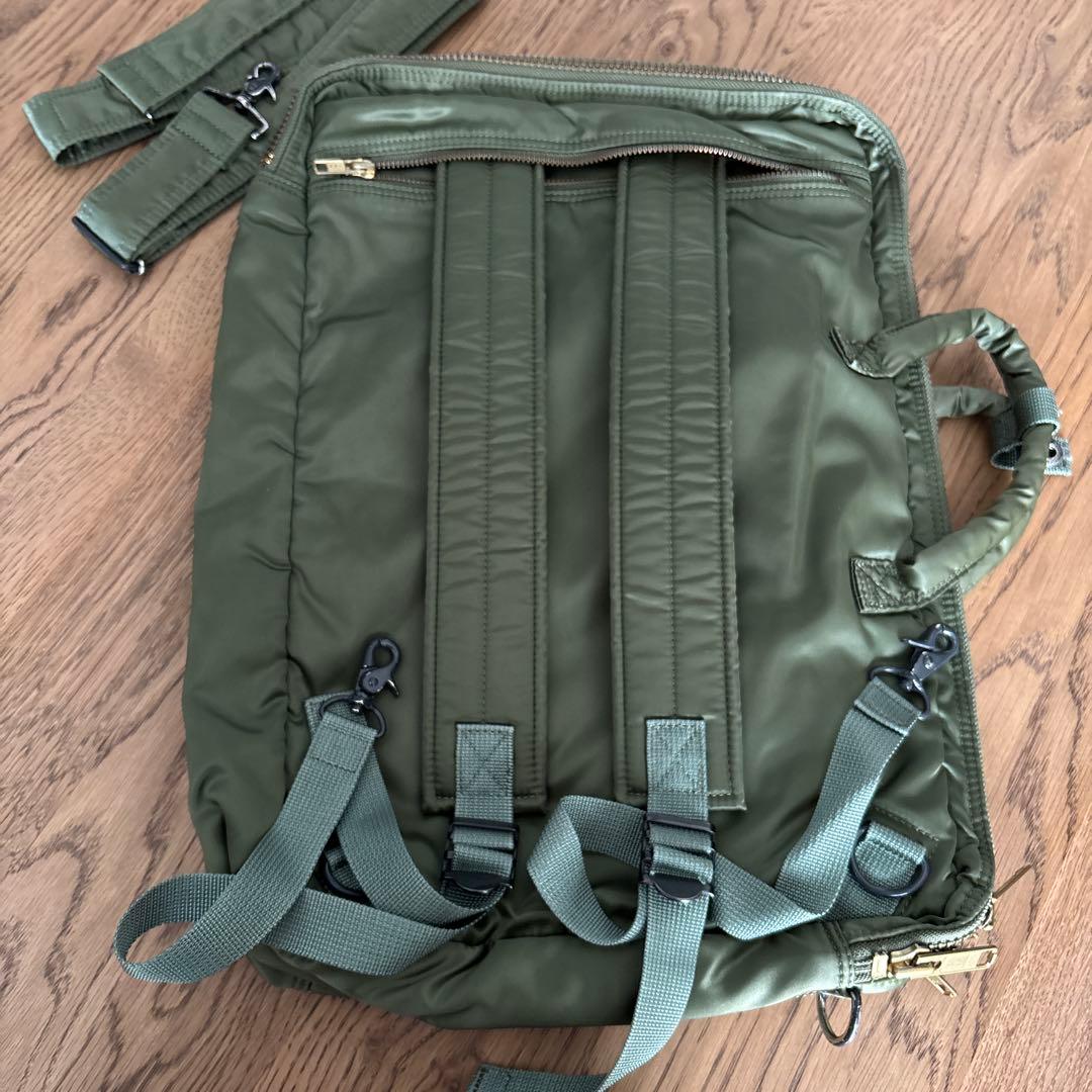 レア美品　PORTER 3WAYビジネスバッグ オリーブグリーン