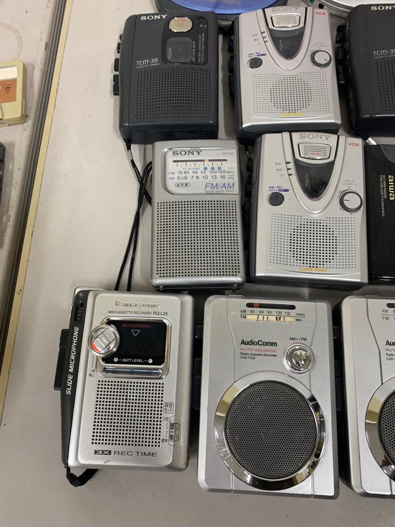 ポータブルプレーヤー まとめ売り.カセットプレーヤー.CDプレーヤーsony