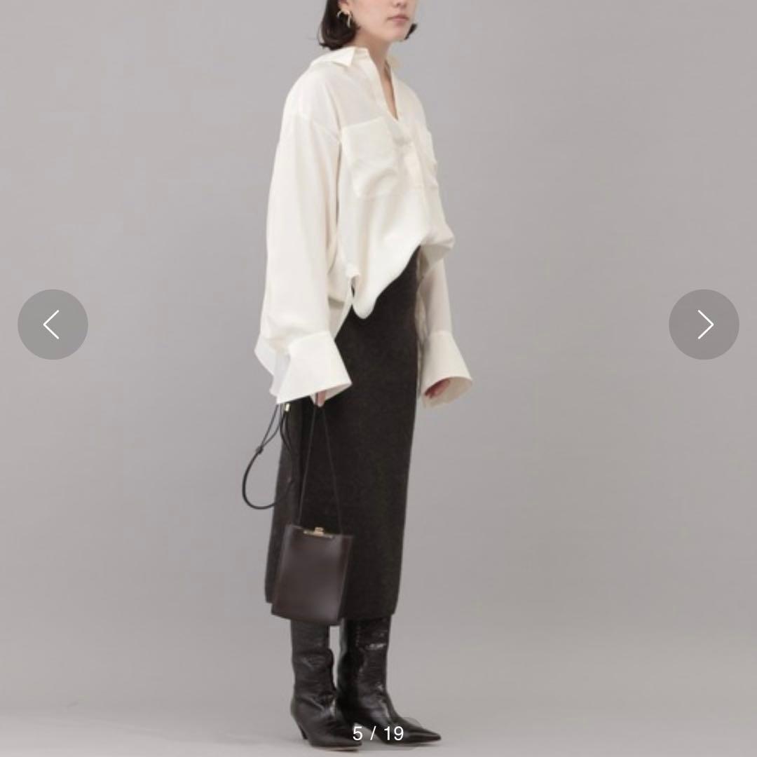 Chaos カオス シルクサンドシャツ　絹100%