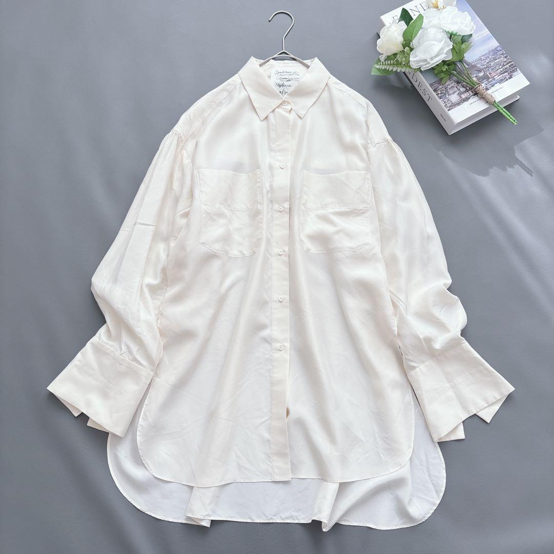 Chaos カオス シルクサンドシャツ　絹100%