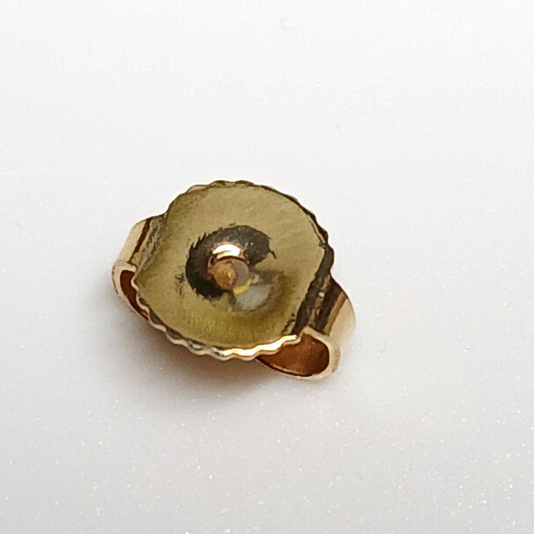 OMZMKY様　4mm バイザヤード ダイヤ ピアス 片耳 750 K18