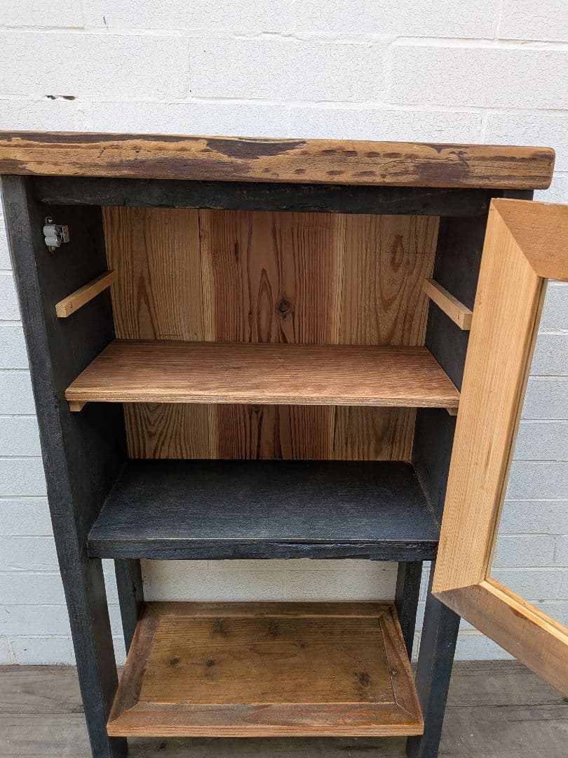 古材かざり棚　グレー