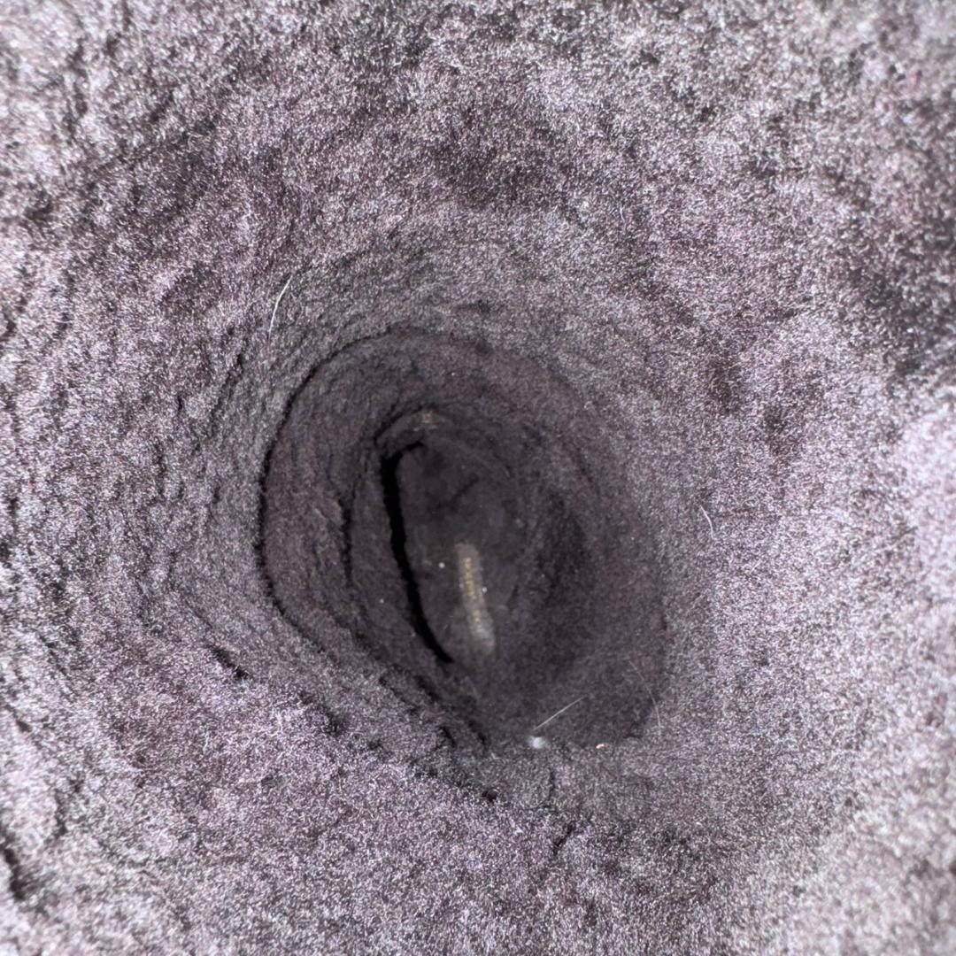 アンド ルイヴィトン スエード×ムートン ロングブーツ ブラウン 37