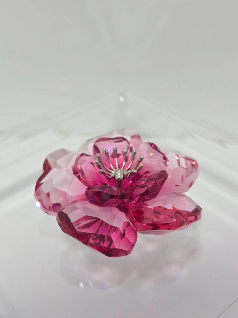 Swarovski ピンククリスタル 花