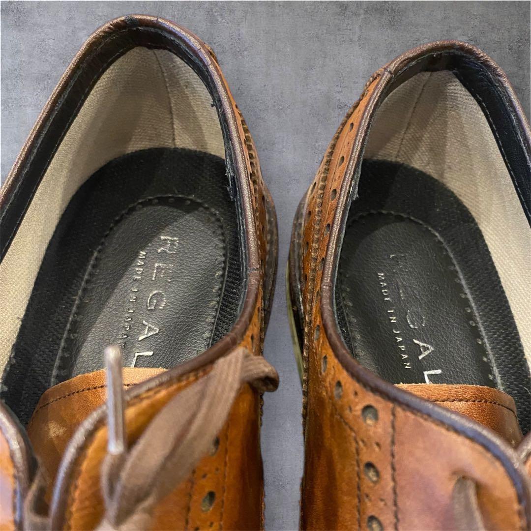 REGALリーガルウィングチップ26センチ本革ビジネスシューズ