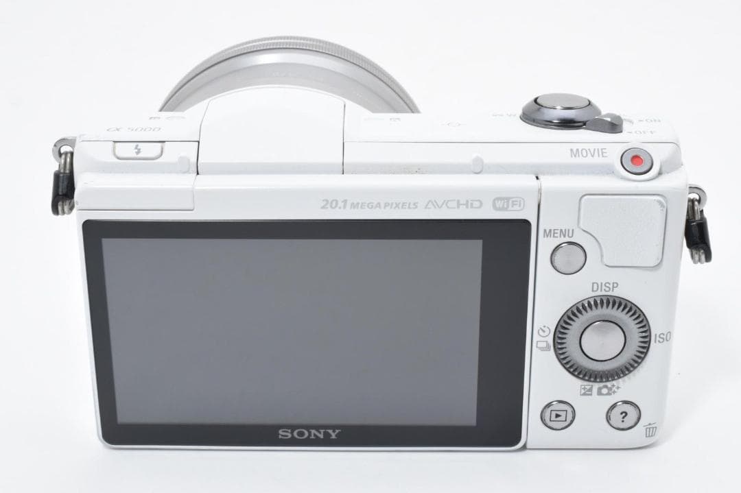 【美品】ソニー SONY a5000 デジカメ ホワイト ショット7596回