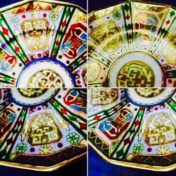 美品！1891初期オールドノリタケ12角お皿＊プレート