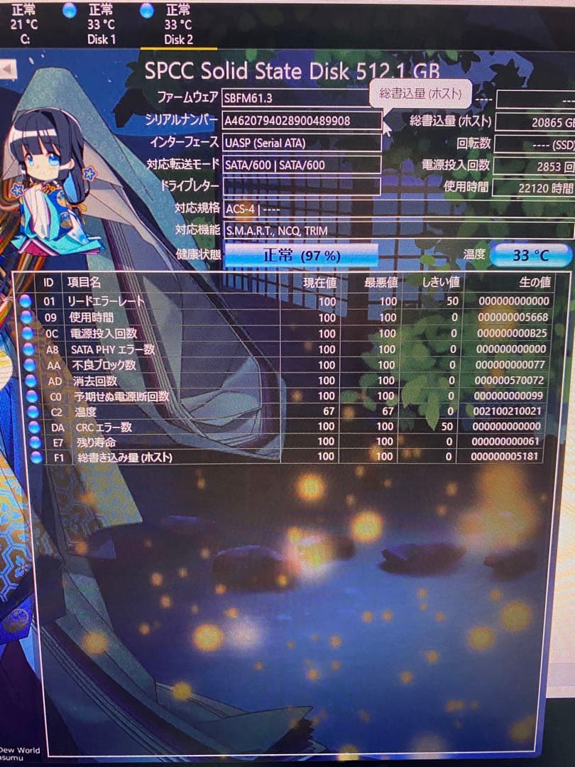 シリコンパワー　SSD　512GB　10個セット【消去作業正常完了品】