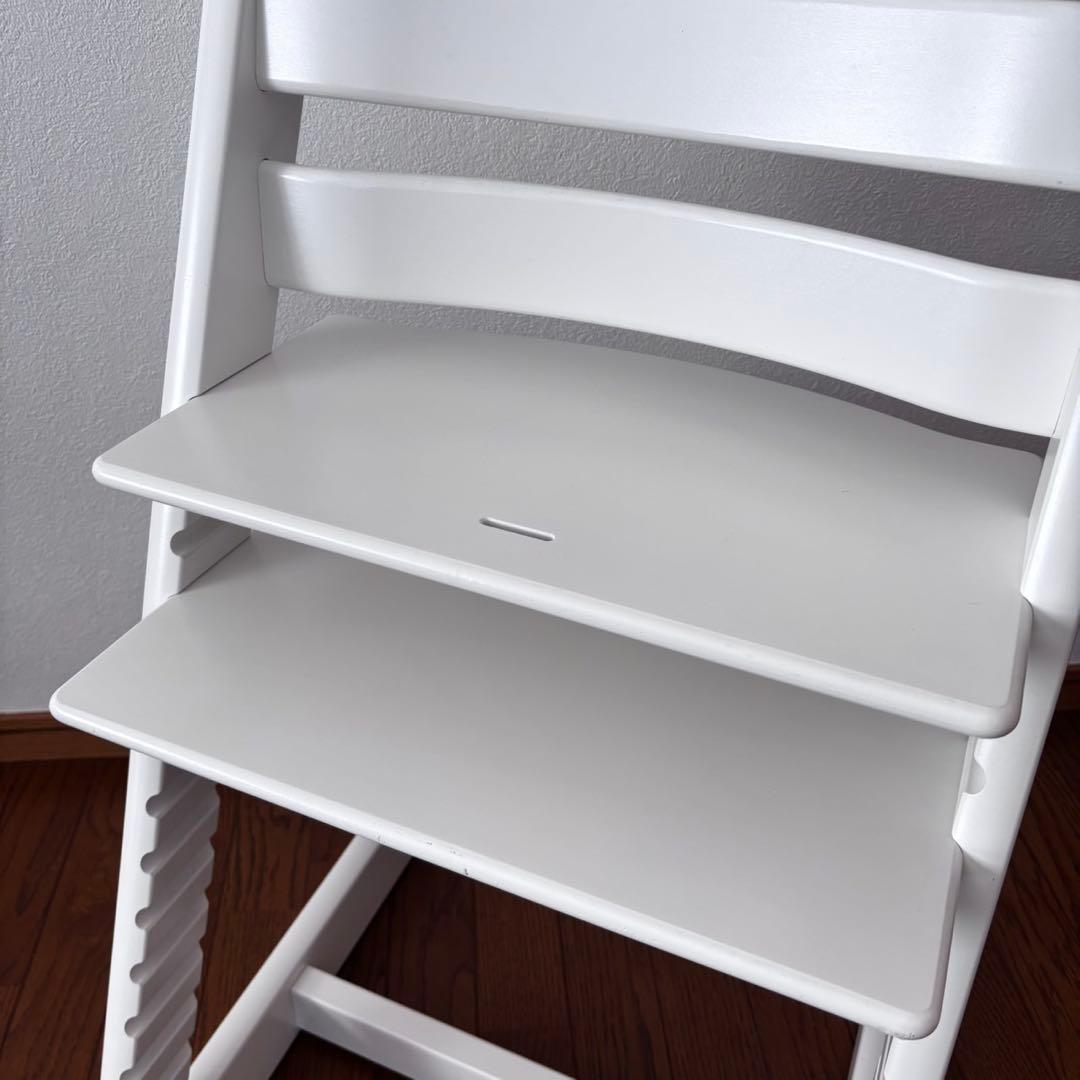 ＊美品＊ストッケ　トリップ トラップ　ベビーチェア+ベビーセット　ホワイト