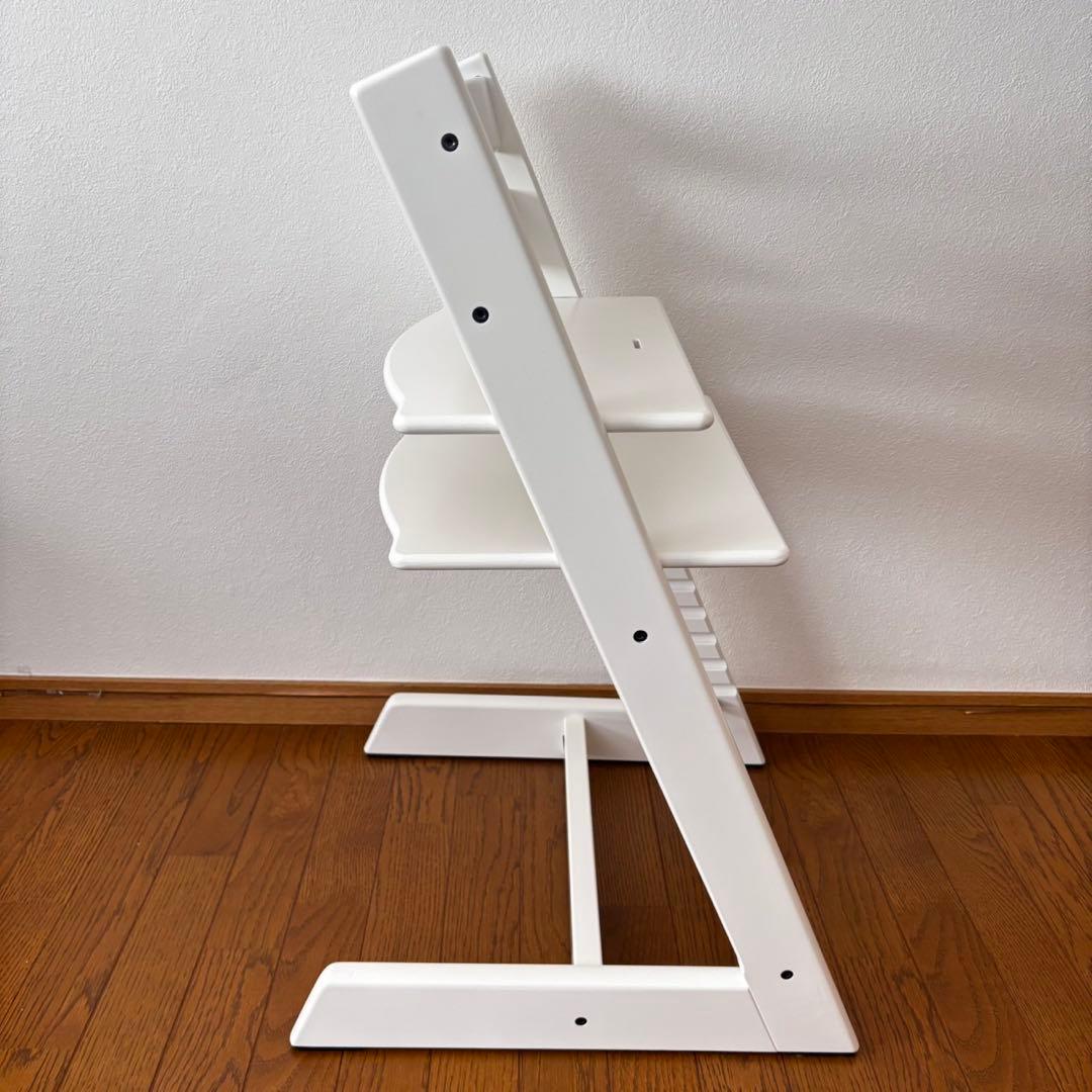 ＊美品＊ストッケ　トリップ トラップ　ベビーチェア+ベビーセット　ホワイト