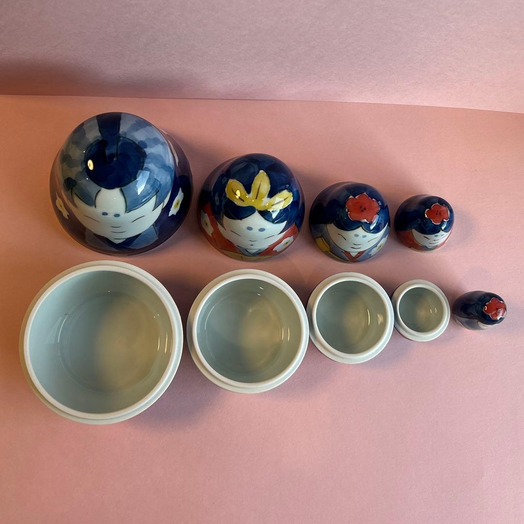 波佐見のお雛さん 有田焼 マトリョーシカ 雛飾り ひな祭り 桃の節句