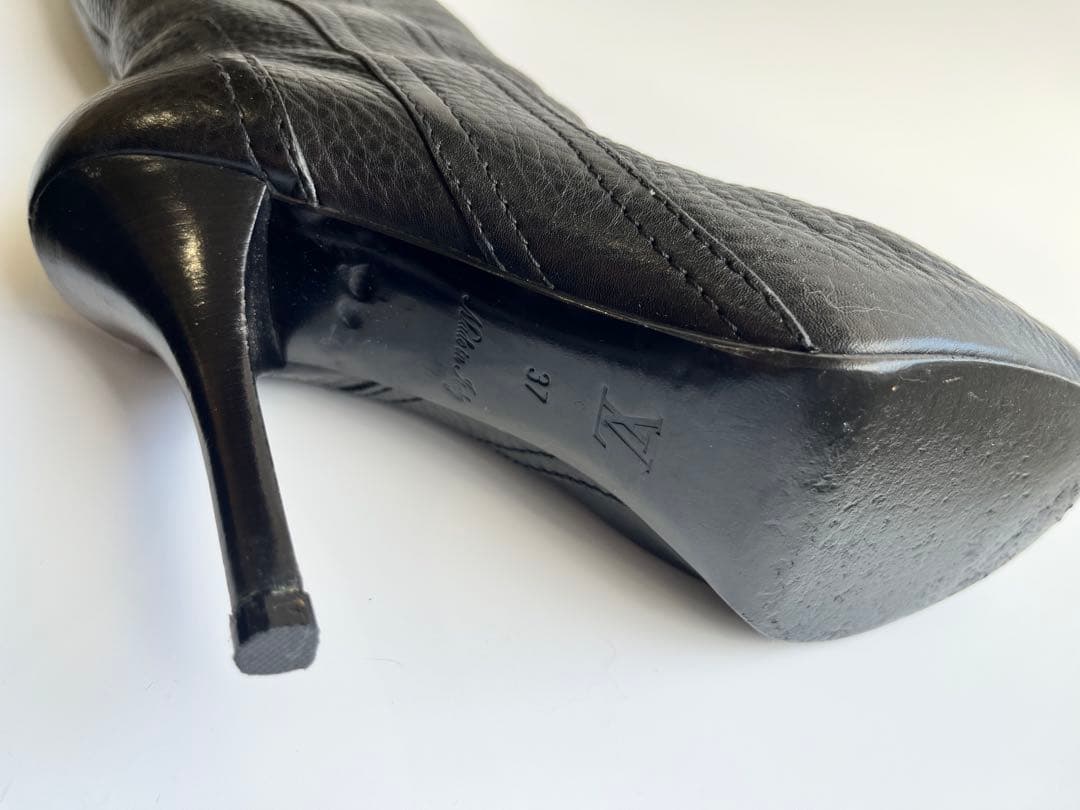 LOUIS VUITTON ルイス ヴィトン レザー ロングブーツ サイズ37