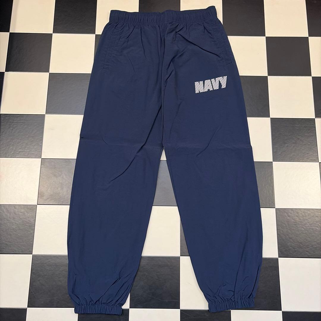 新品 USNA（アメリカ海軍兵学校）トレーニングパンツ ジャケット NAVY