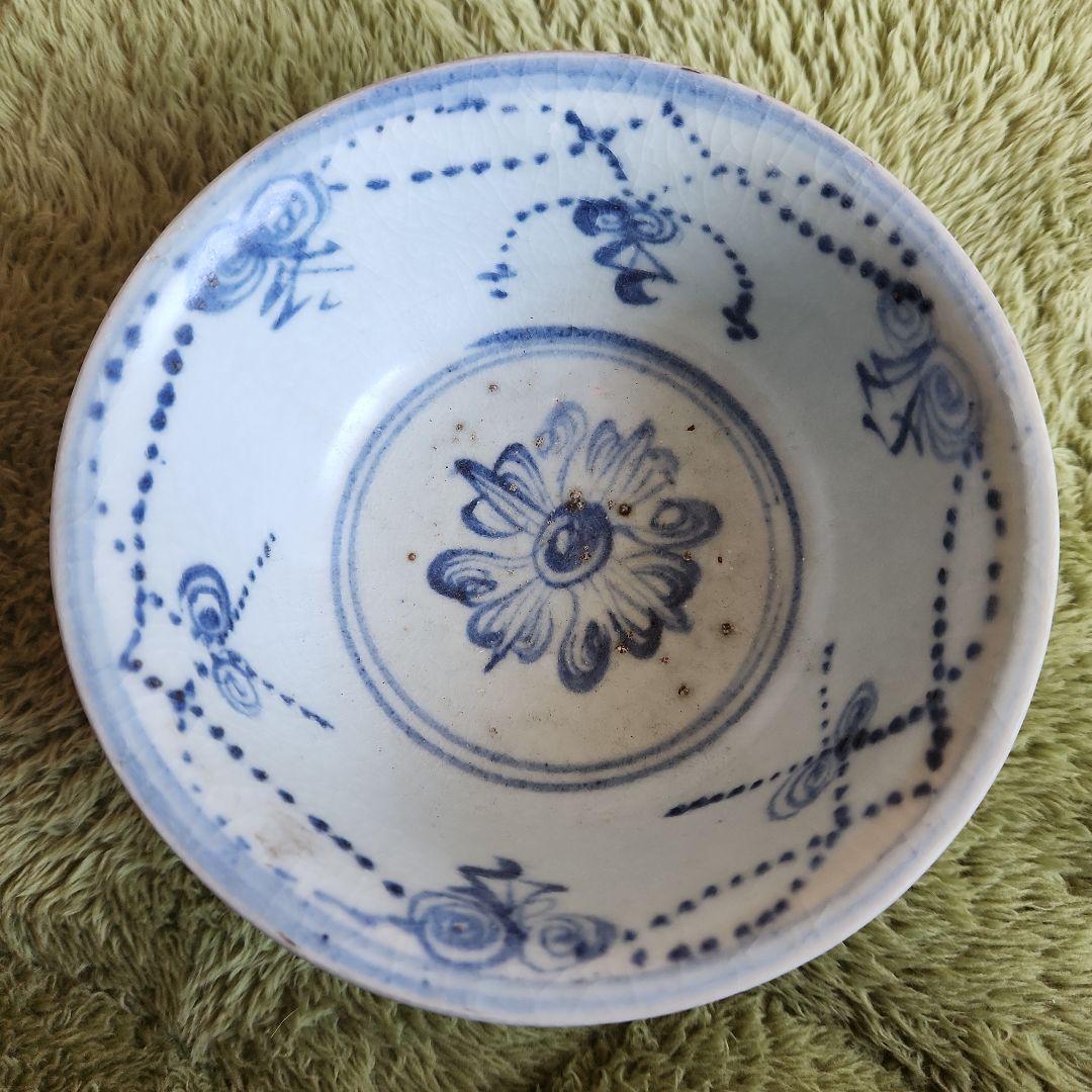中国明朝中期頃の染付け碗
