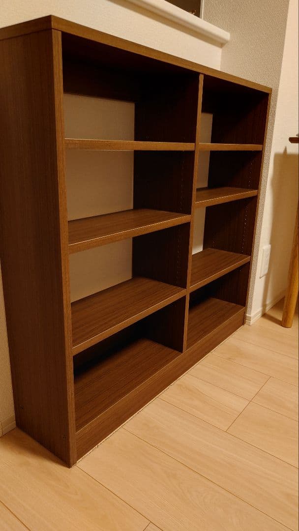 【11/20まで】背板オープン腰高本棚 ブックシェルフ