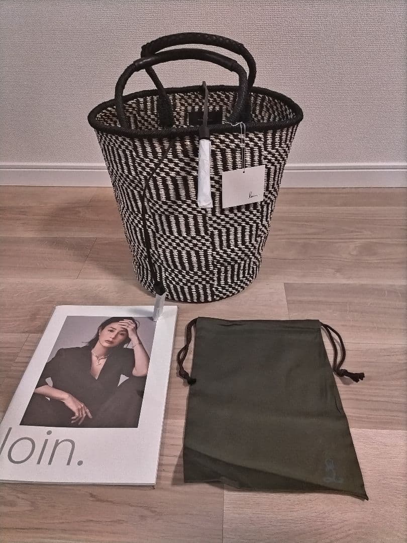 【新品未使用】loin.ロワン bag mosaic かごバッグ