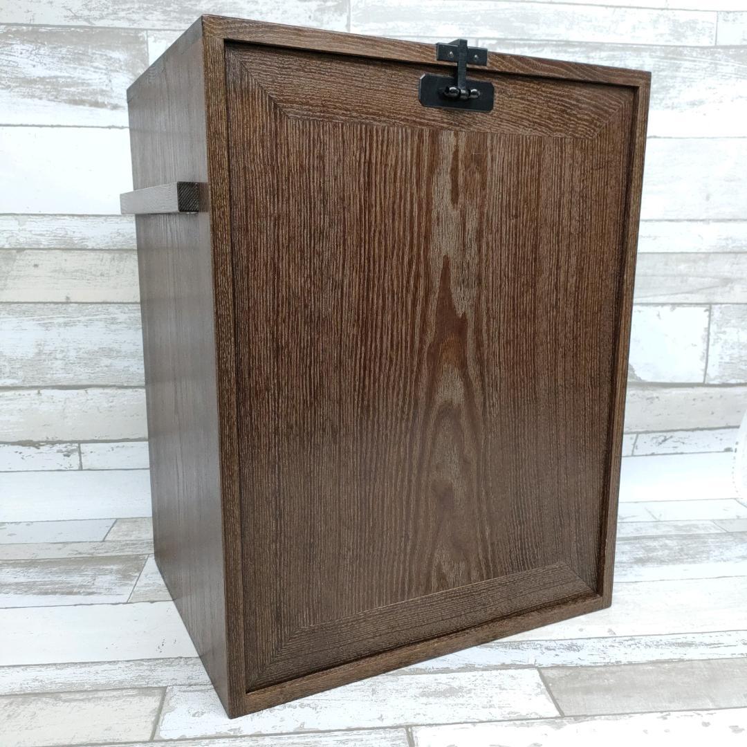 K57 指物師 仙水正之造 桑 旅箪笥 美品 茶道具 紙箱