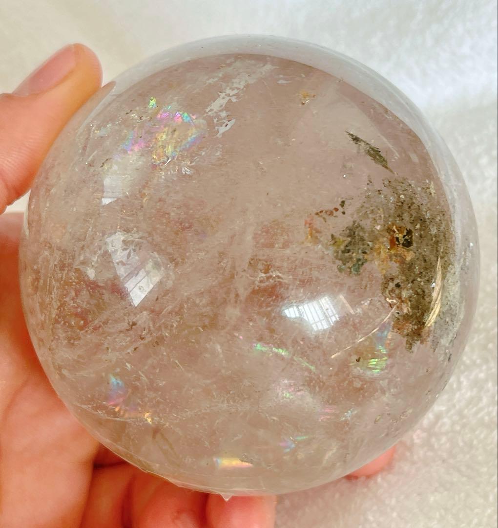 超希少✨虹入り大玉レムリアンシード642gスモーキー　スフィア　丸玉