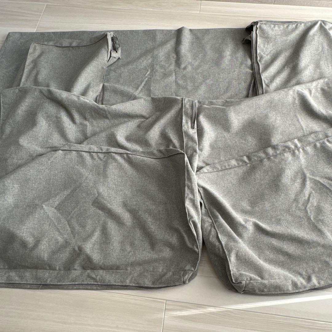 【カバーのみ】IKEA シーヴィク 3人掛け用ソファカバー グレー
