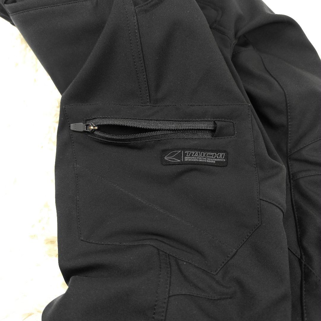 ✨未使用級✨ RSタイチ ウインドストップ ソフトシェルパンツ プロテクタ 黒