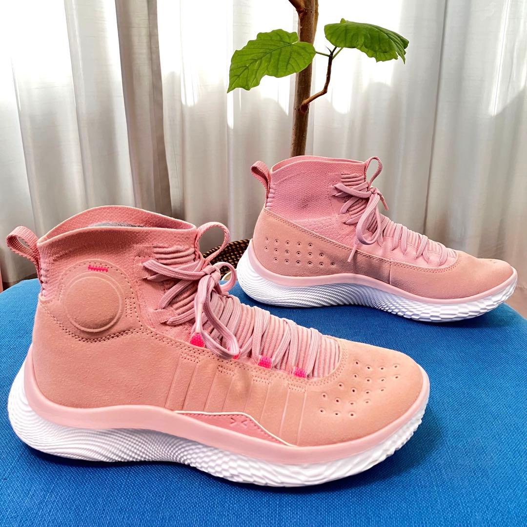 UA CURRY 4 flotro カリー4 フロトロ ピンク ホワイト 27